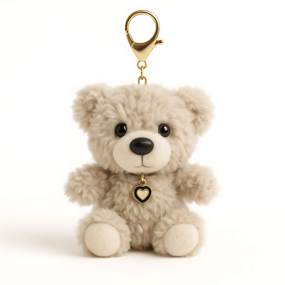 Bag Charm Fur Bear