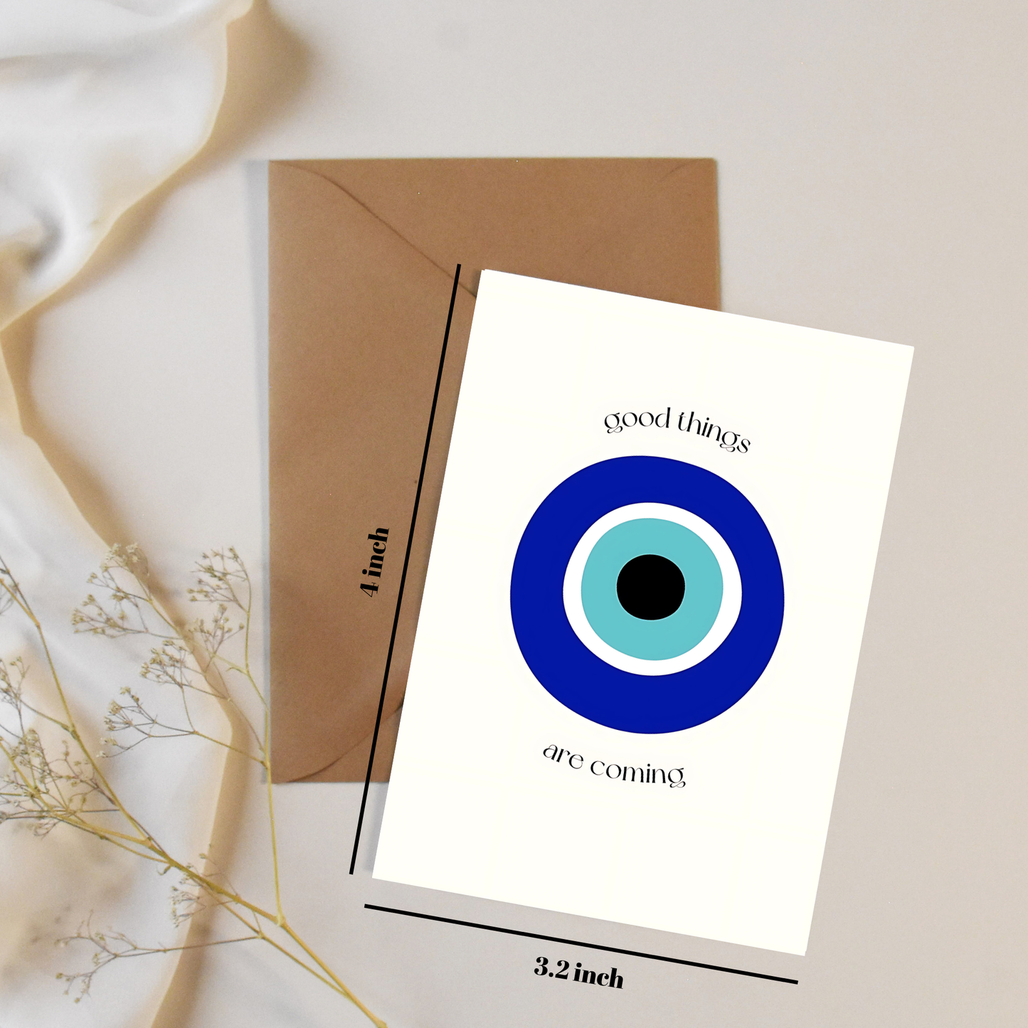 Evil eye - Greeting card