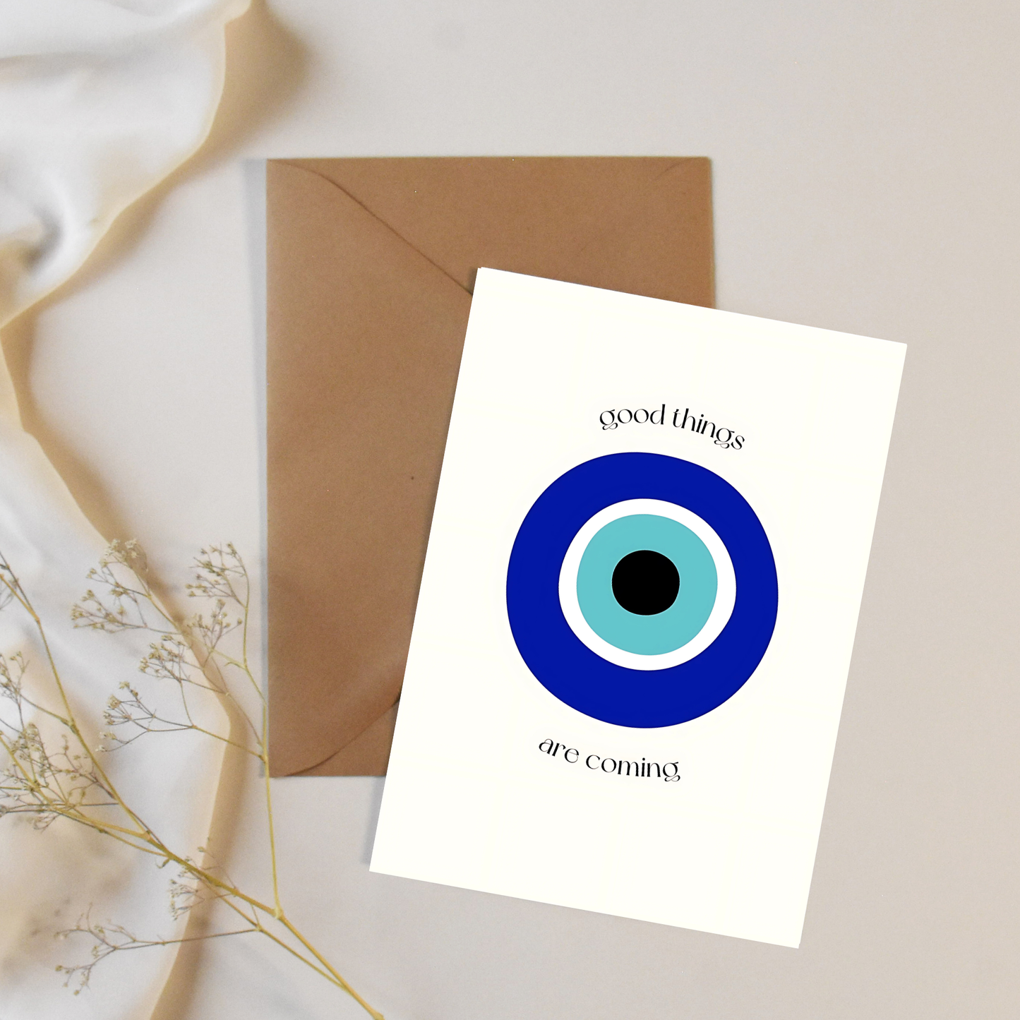 Evil eye - Greeting card