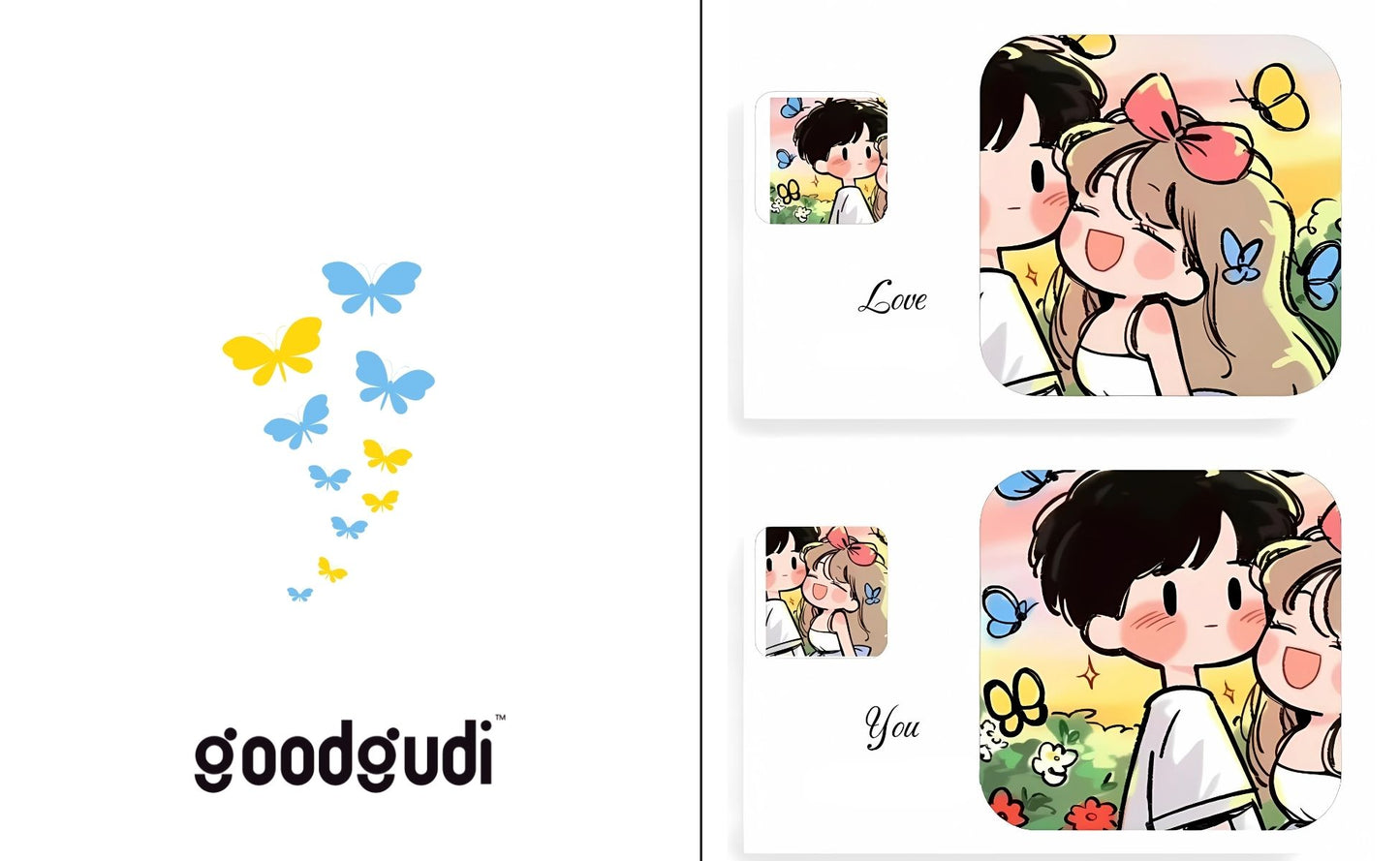 Love you - greeting card
