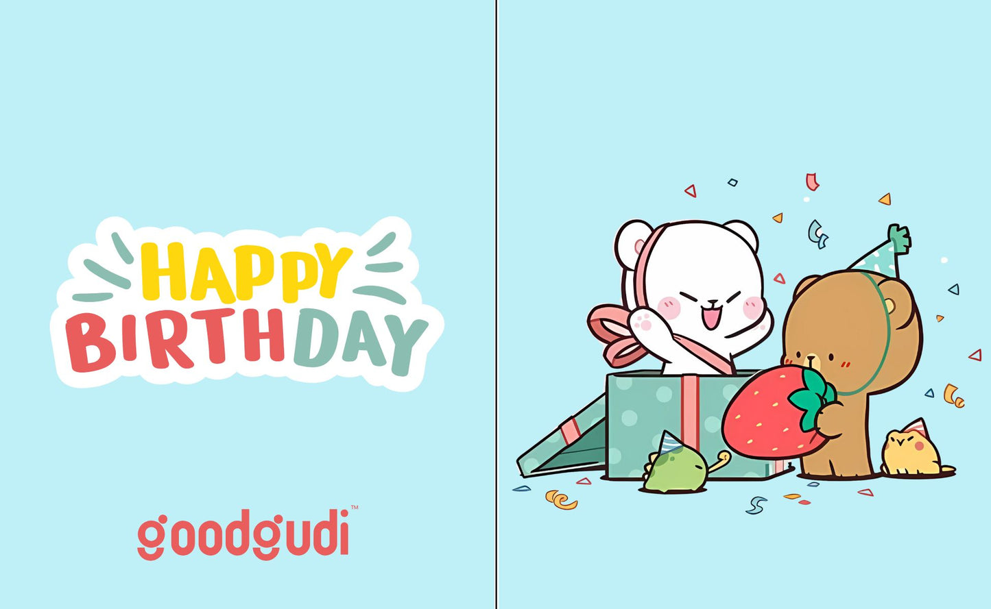 Birthday bear - Greeting card