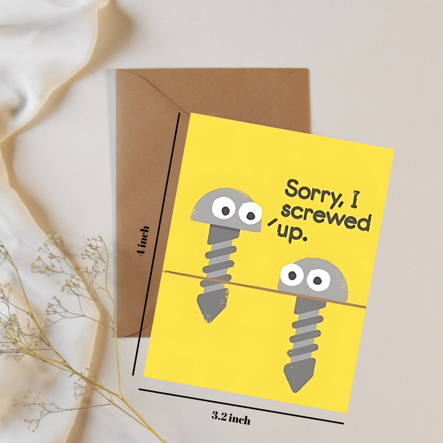 Screw - Greeting card