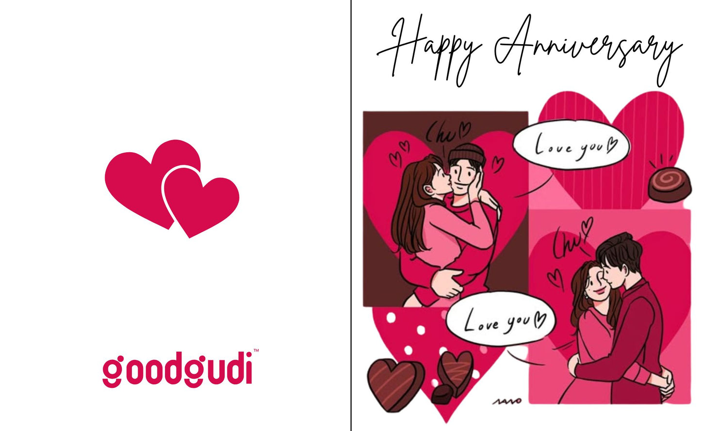 Birthday love - Greeting card