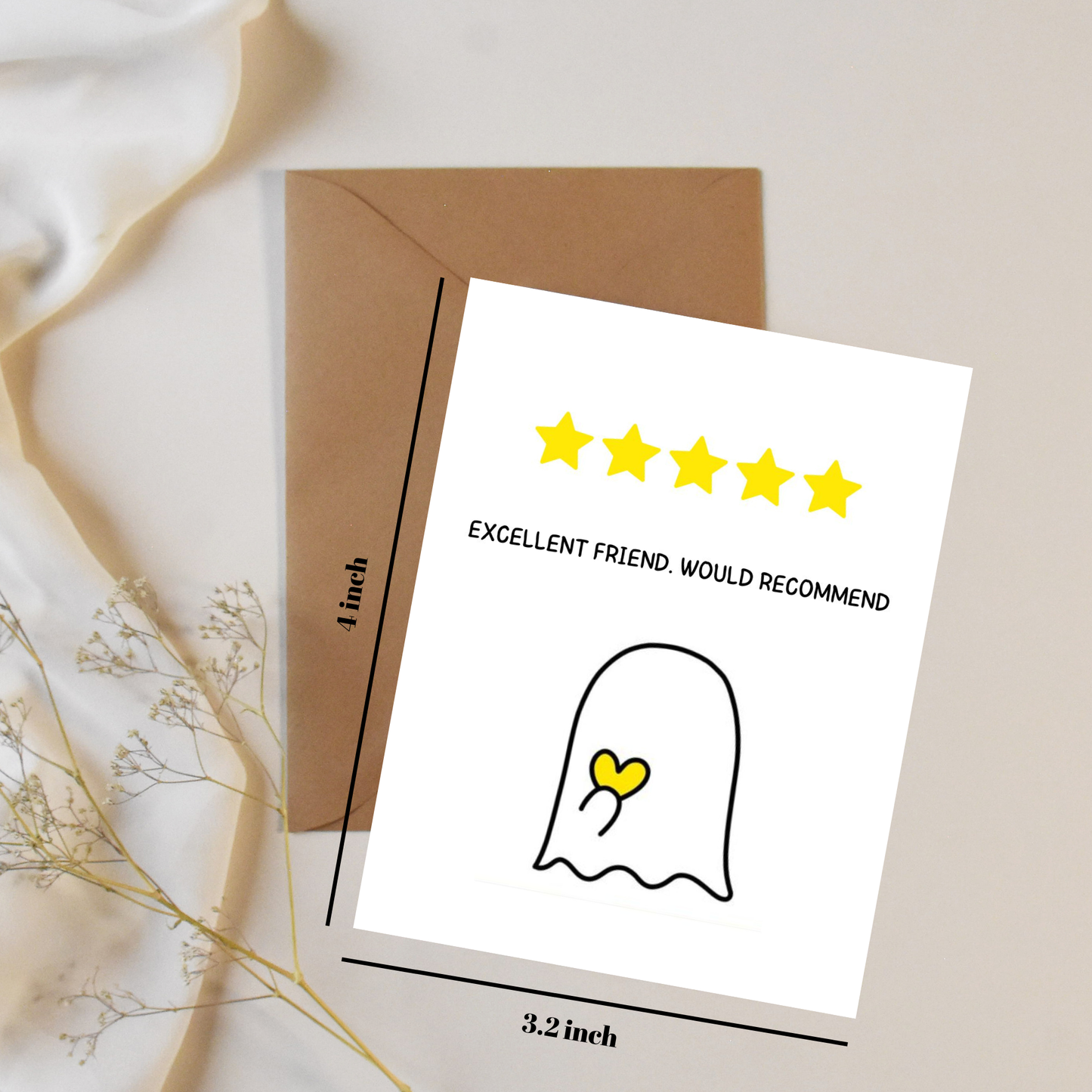 Excellent friend - Greeting card