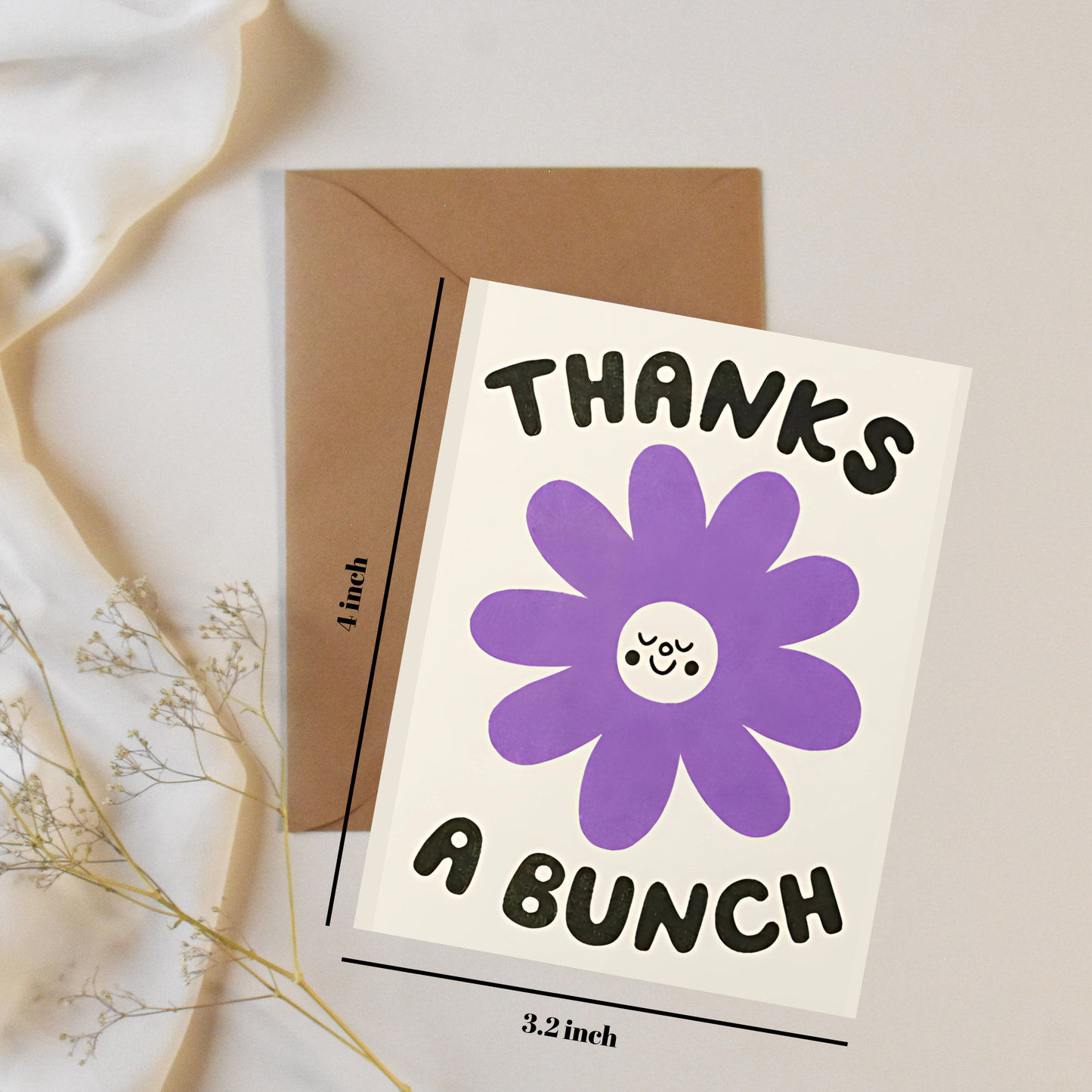 Thanks a bunch - Greeting card