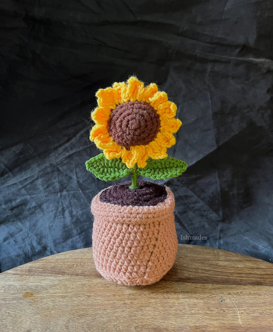 Crochet - Sunflower Pot