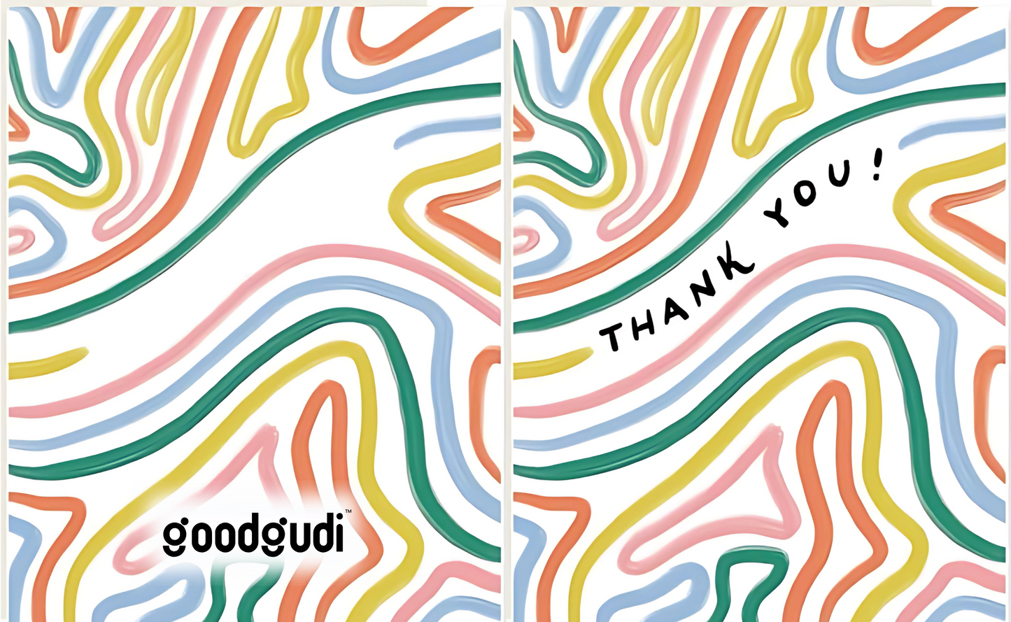 Thankyou colors - Greeting card