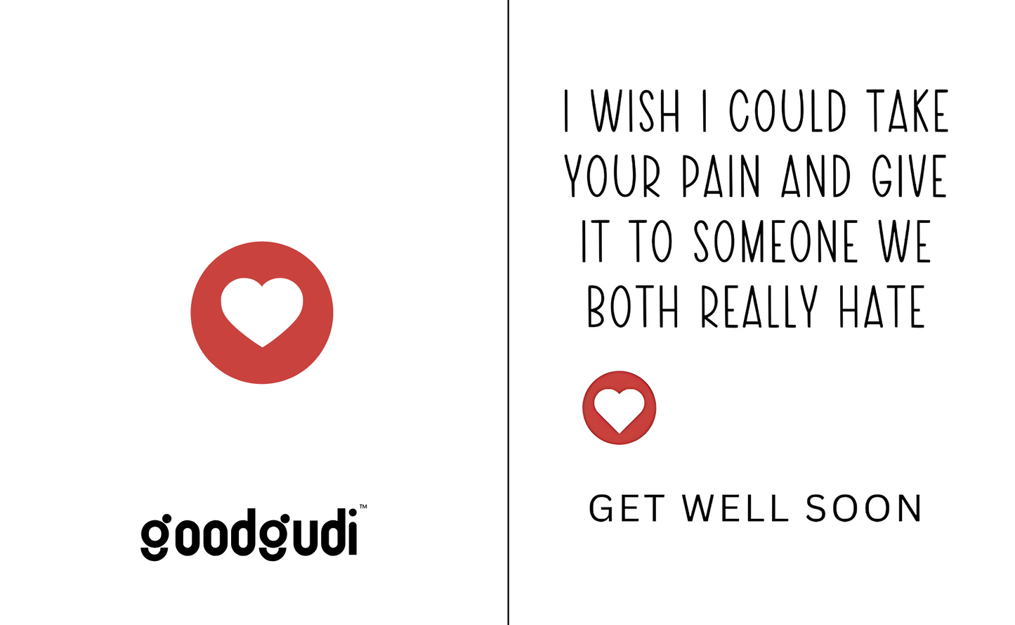 Get well soon - Greeting card