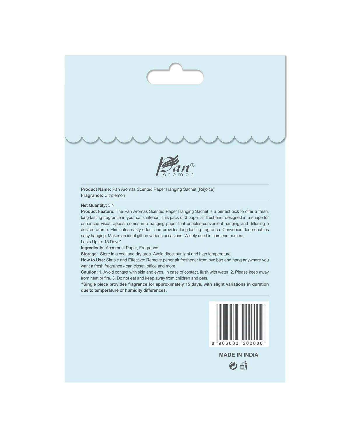 Scented Paper Sachet - Romance