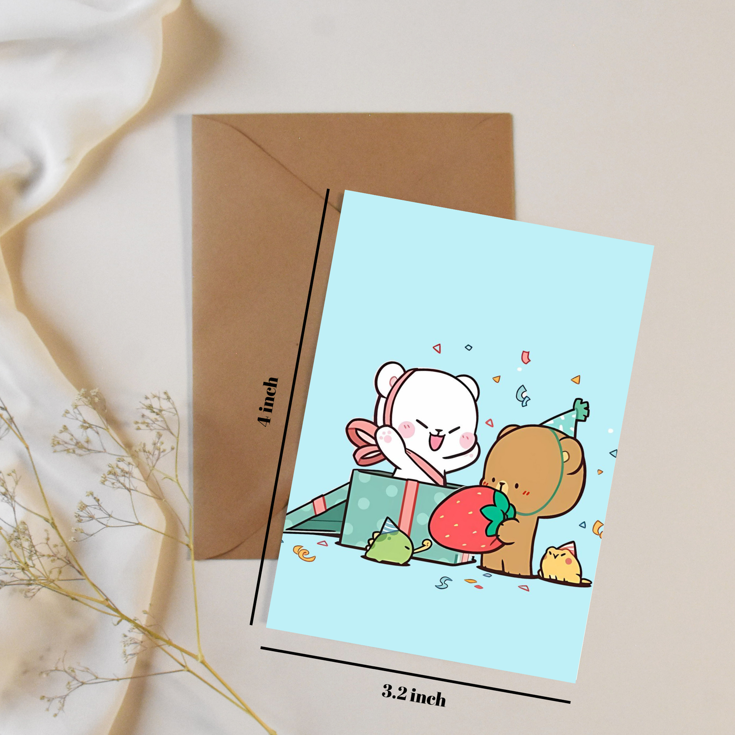 Birthday bear - Greeting card