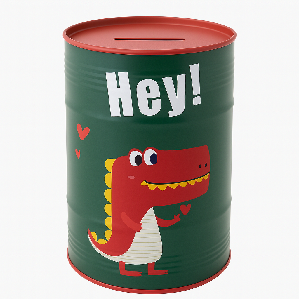 Piggy bank - Round Barrel