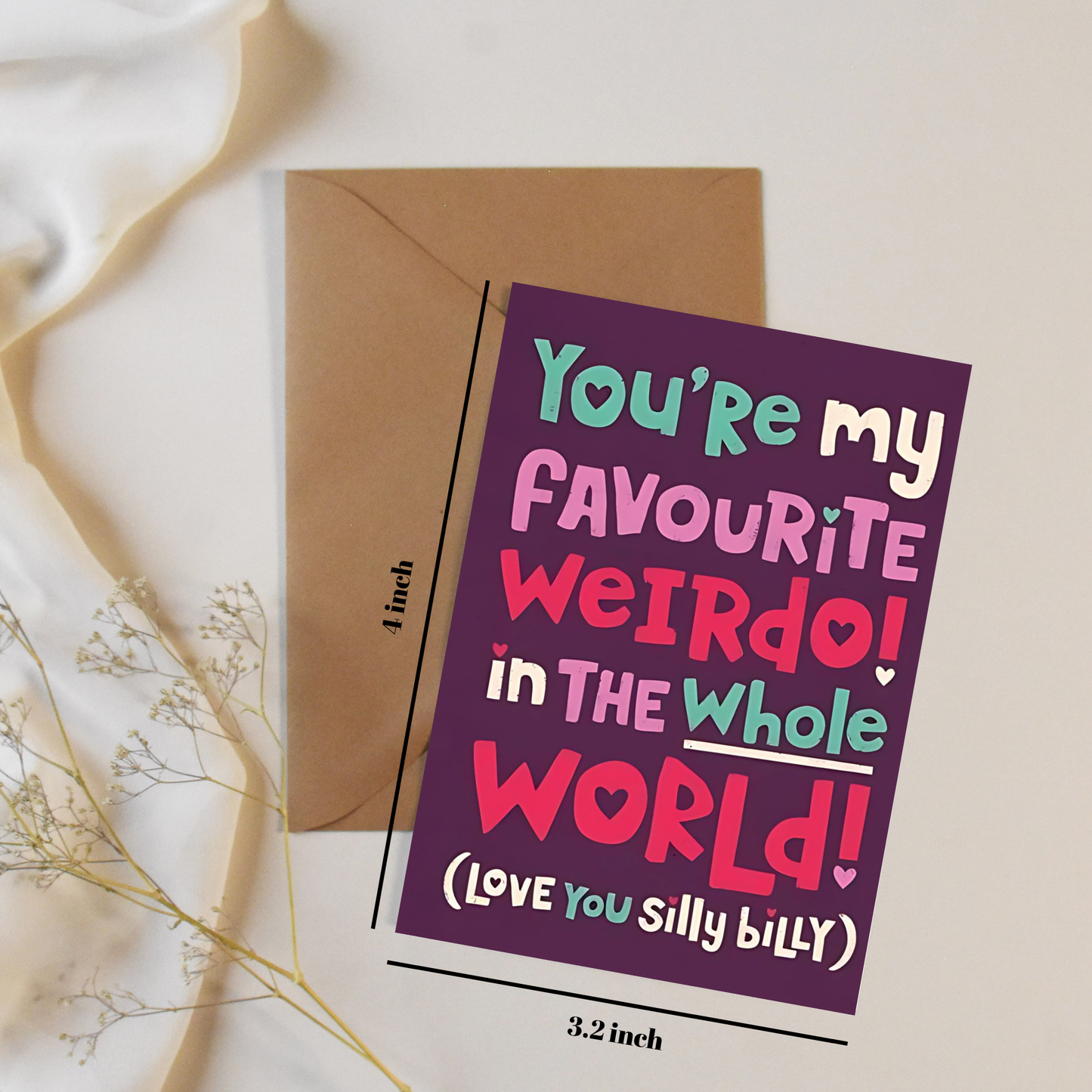 Favorite weirdo - Greeting card