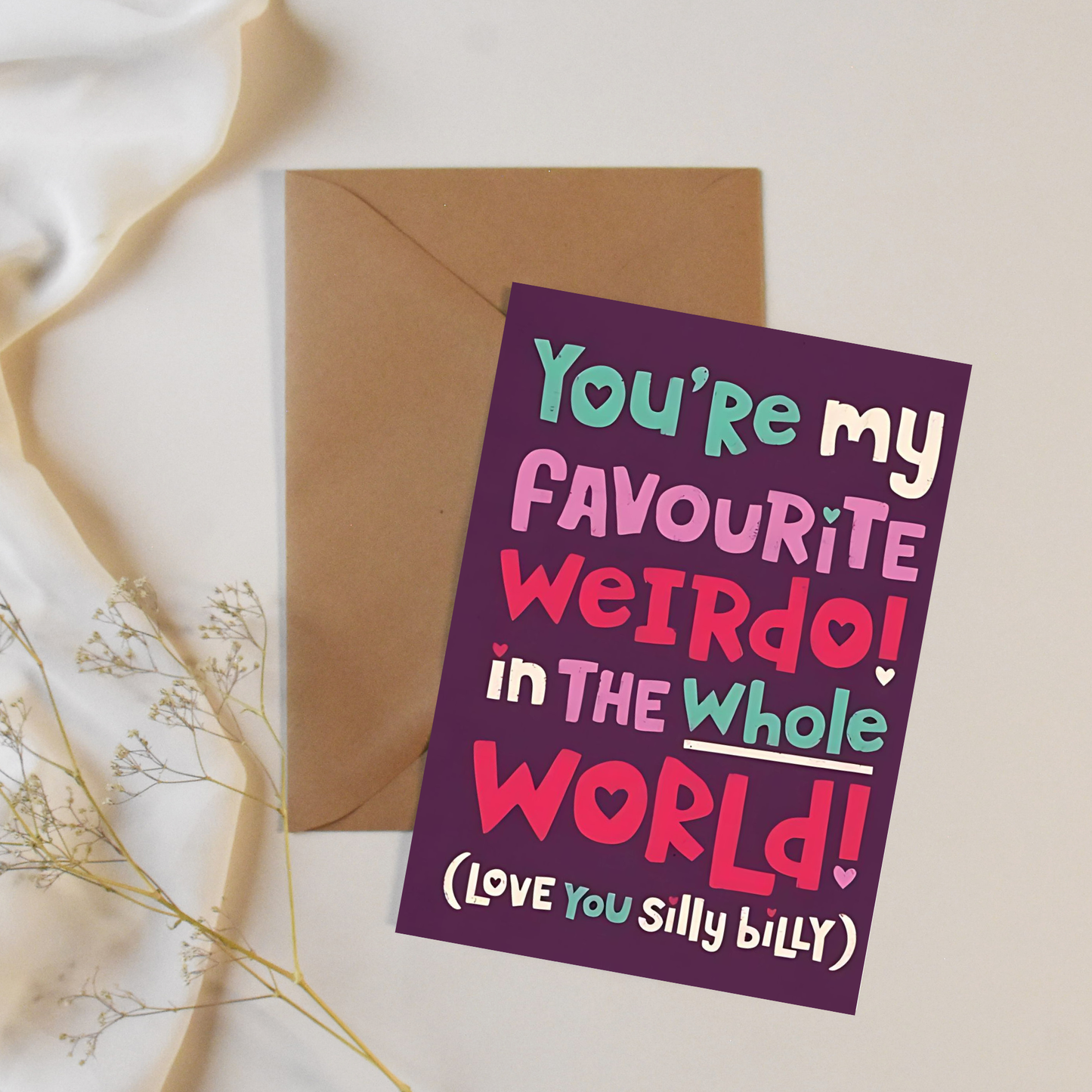 Favorite weirdo - Greeting card