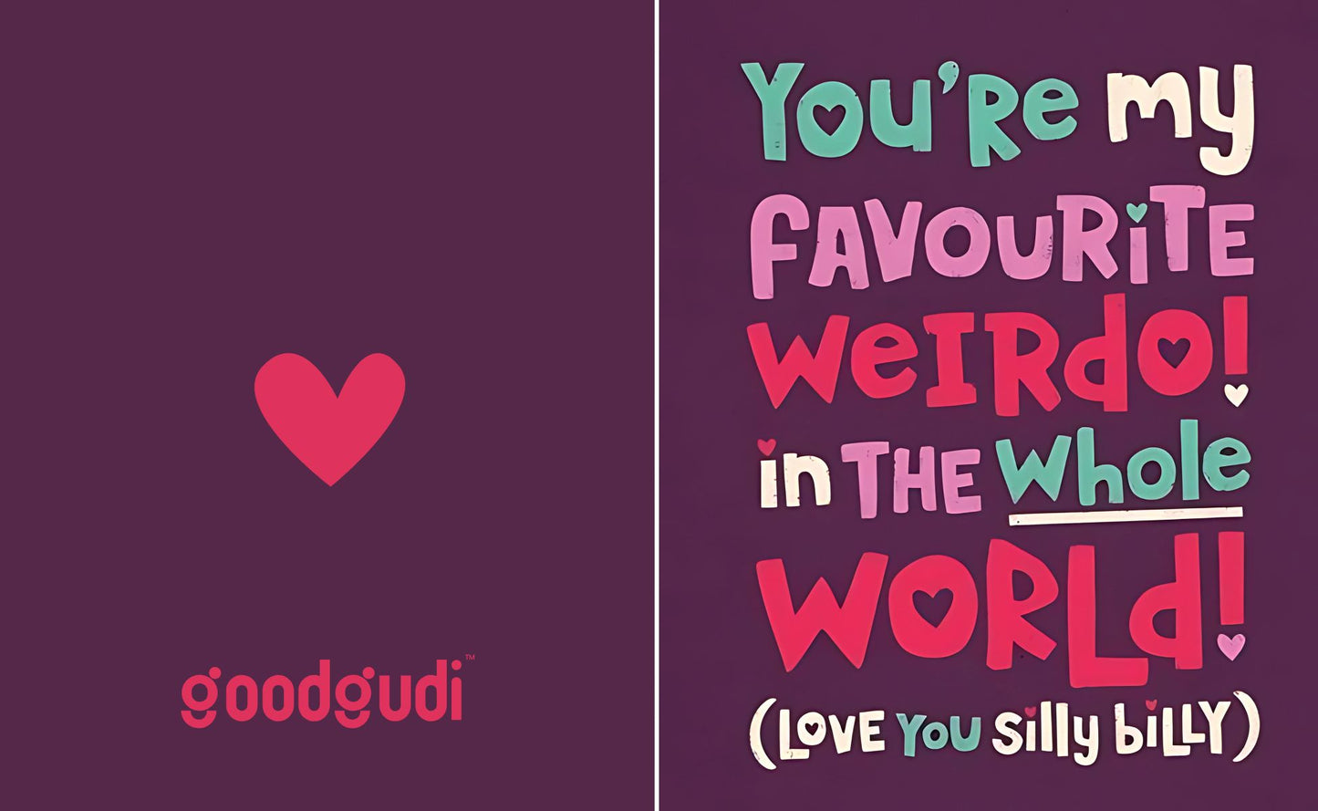 Favorite weirdo - Greeting card