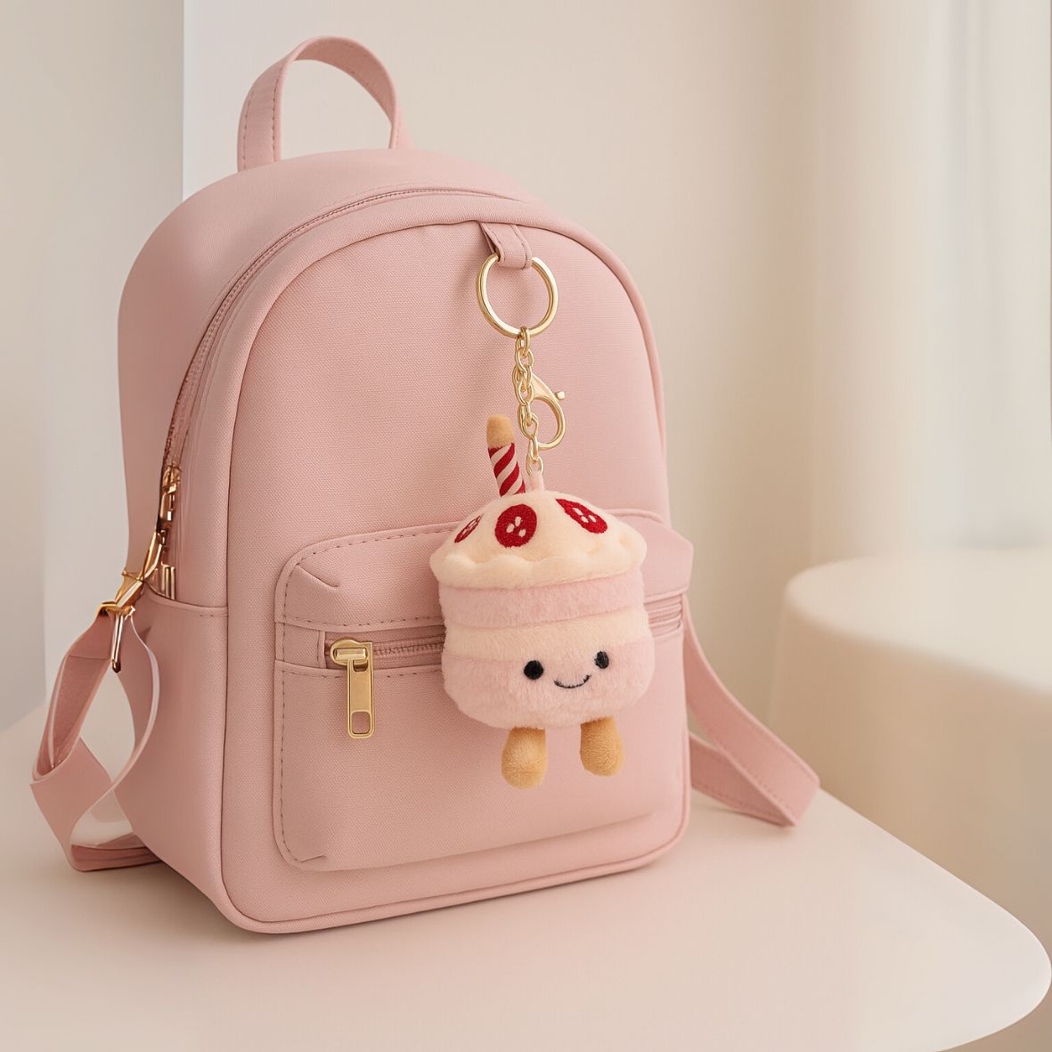 Bag charm cupcake