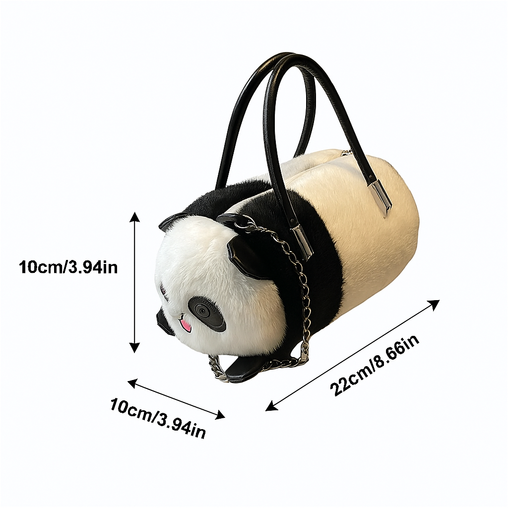Fur Bag - panda