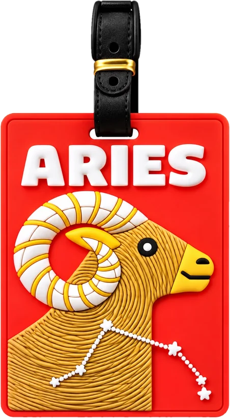 Aries luggage tag