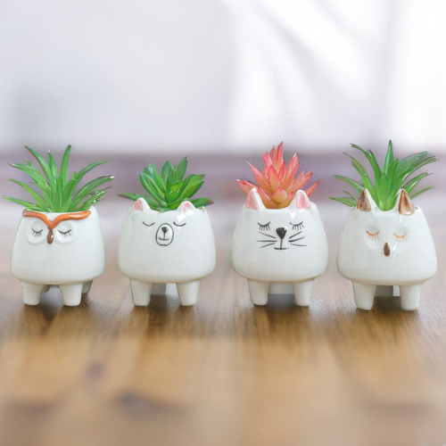Cute Animal Planters - Elsa