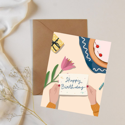 Happy birthday - Greeting card