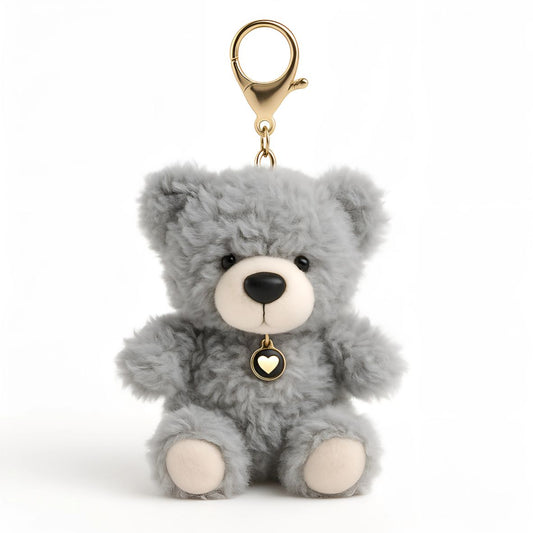 Bag Charm Fur Bear