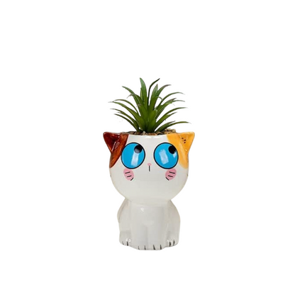 Cute Cats Faux Planter