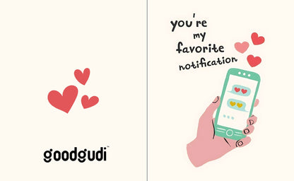 Favorite notification -  Greeting card