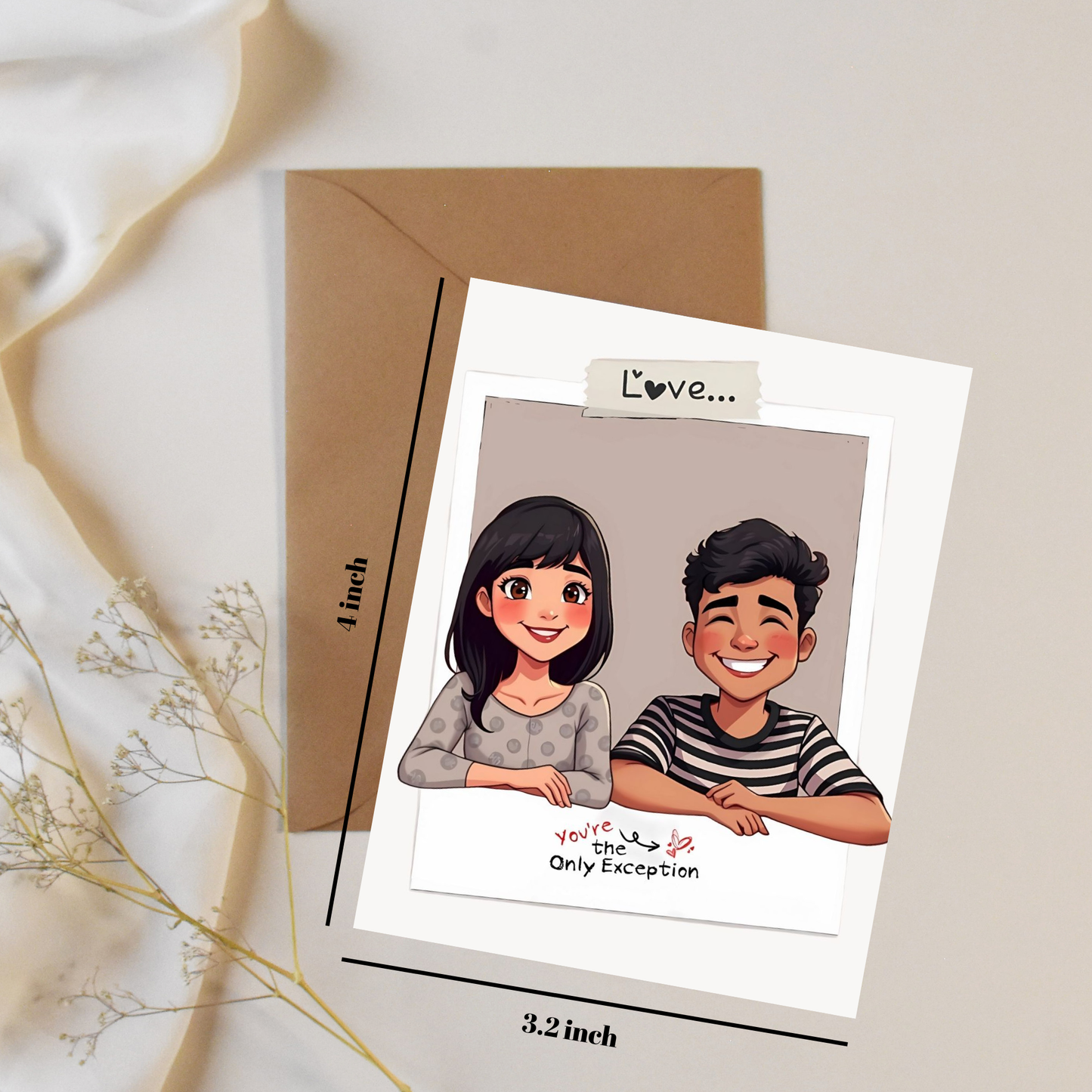 Only exception - Greeting card