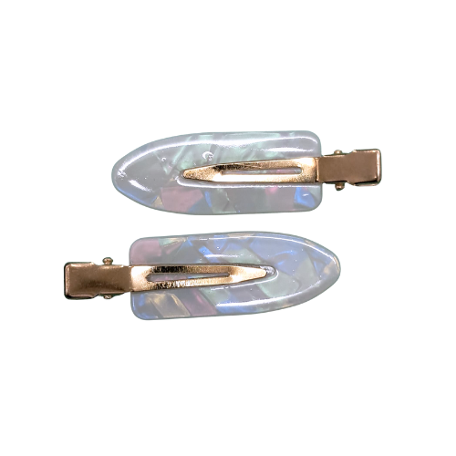 Hair Clip - Marble