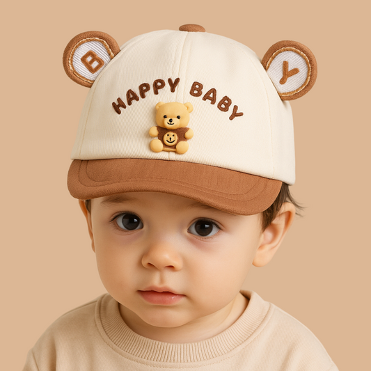 Happy Baby Bear Cap