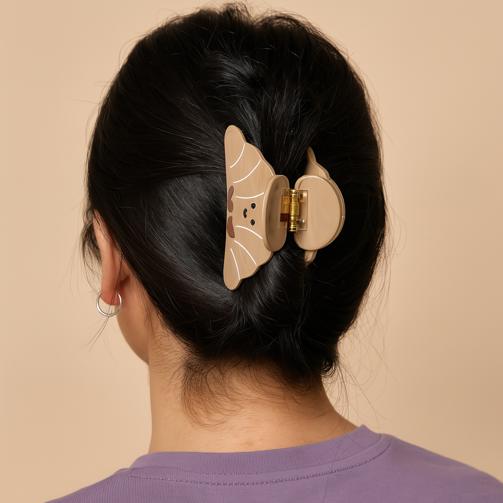 Hair Claw - Croissant