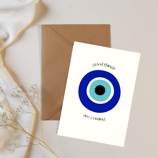Evil eye - Greeting card