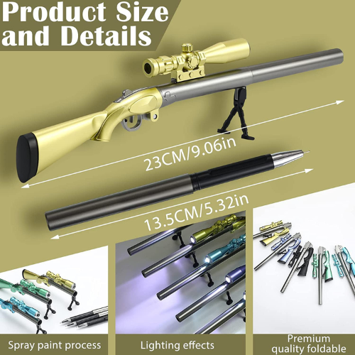 Rifle-Shaped LED Torch Pen