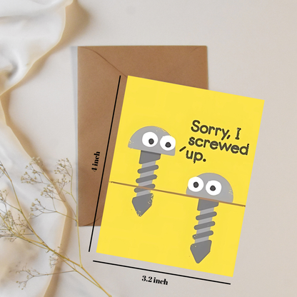 Screw - Greeting card