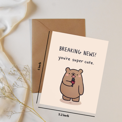 Super cute - Greeting card