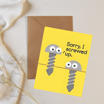 Screw - Greeting card