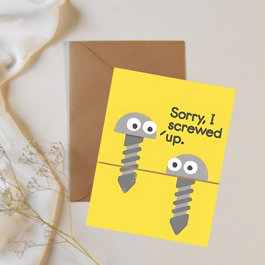Screw - Greeting card