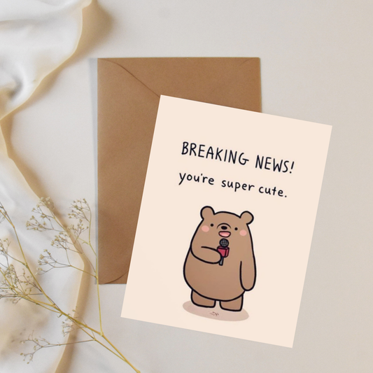 Super cute - Greeting card