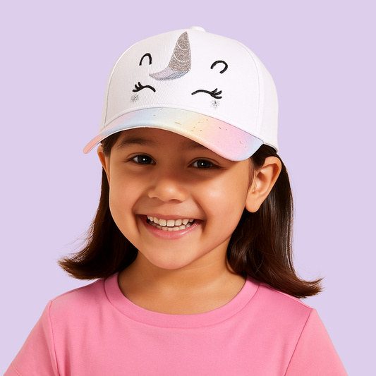 Sparkle Unicorn Baseball Cap for Kids