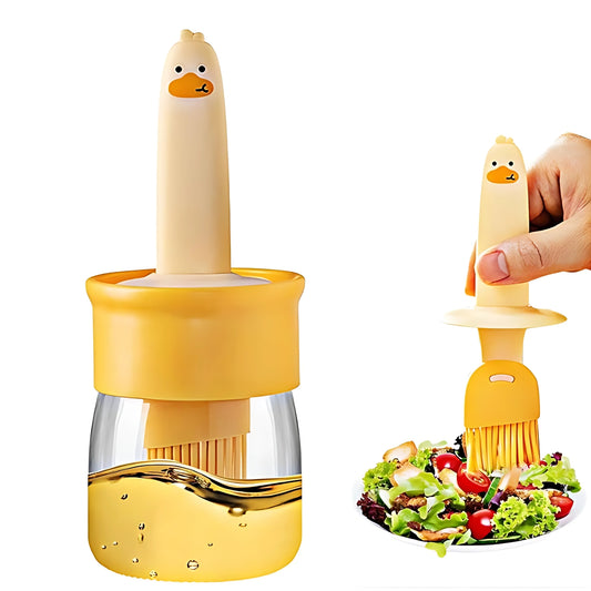 Oil Dispenser with Silicone Brush