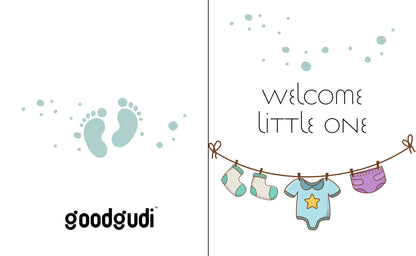 Welcome little one - Greeting card