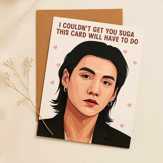 BTS SUGA - Greeting card