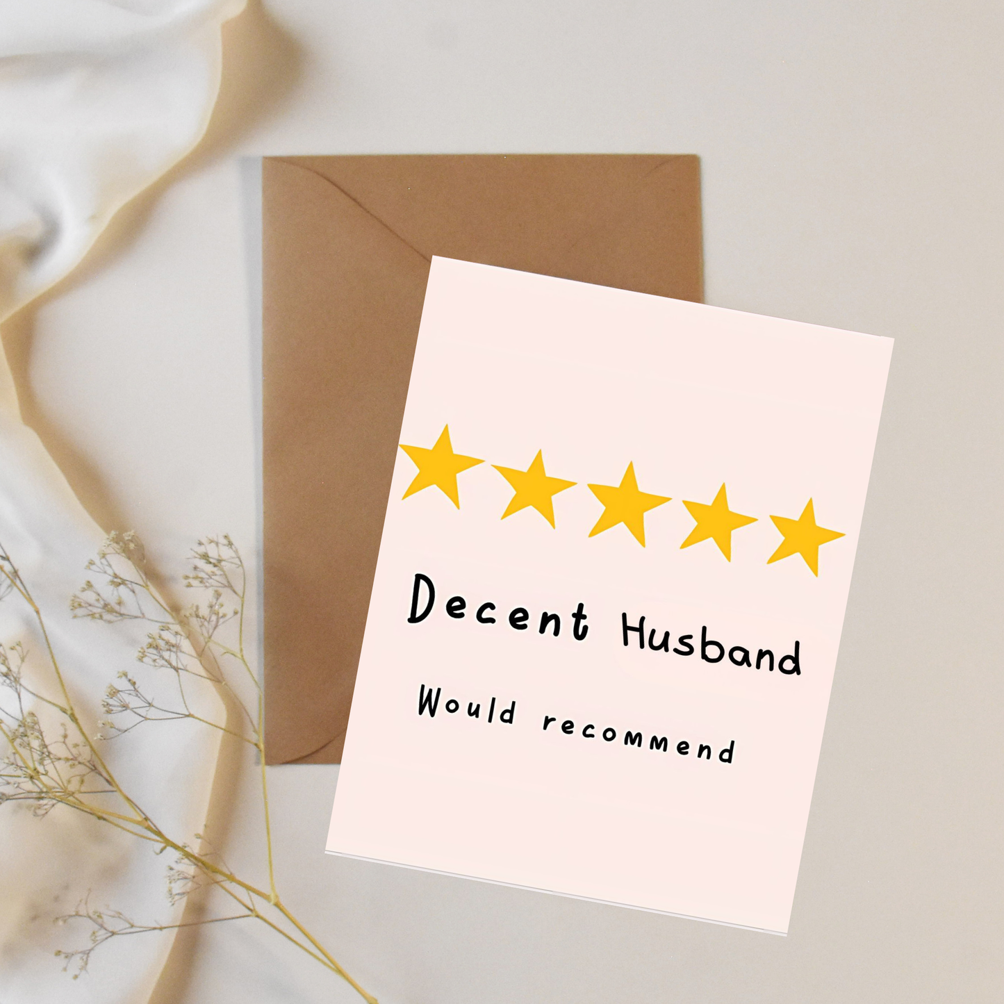 Husband - Greeting card