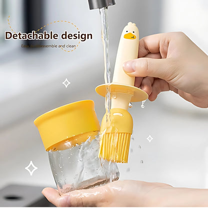Oil Dispenser with Silicone Brush