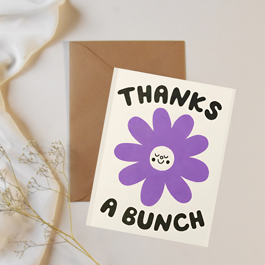 Thanks a bunch - Greeting card