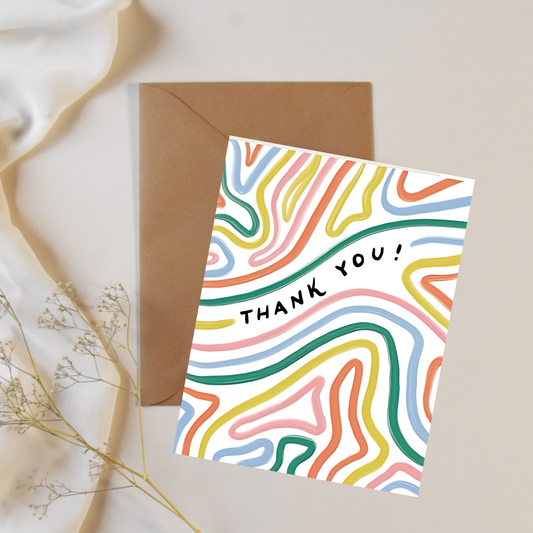Thankyou colors - Greeting card