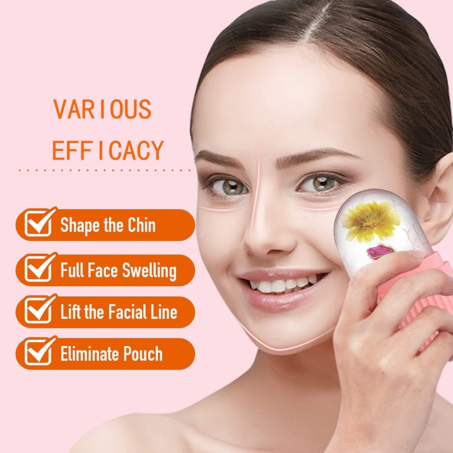 Face Ice Roller - Orange