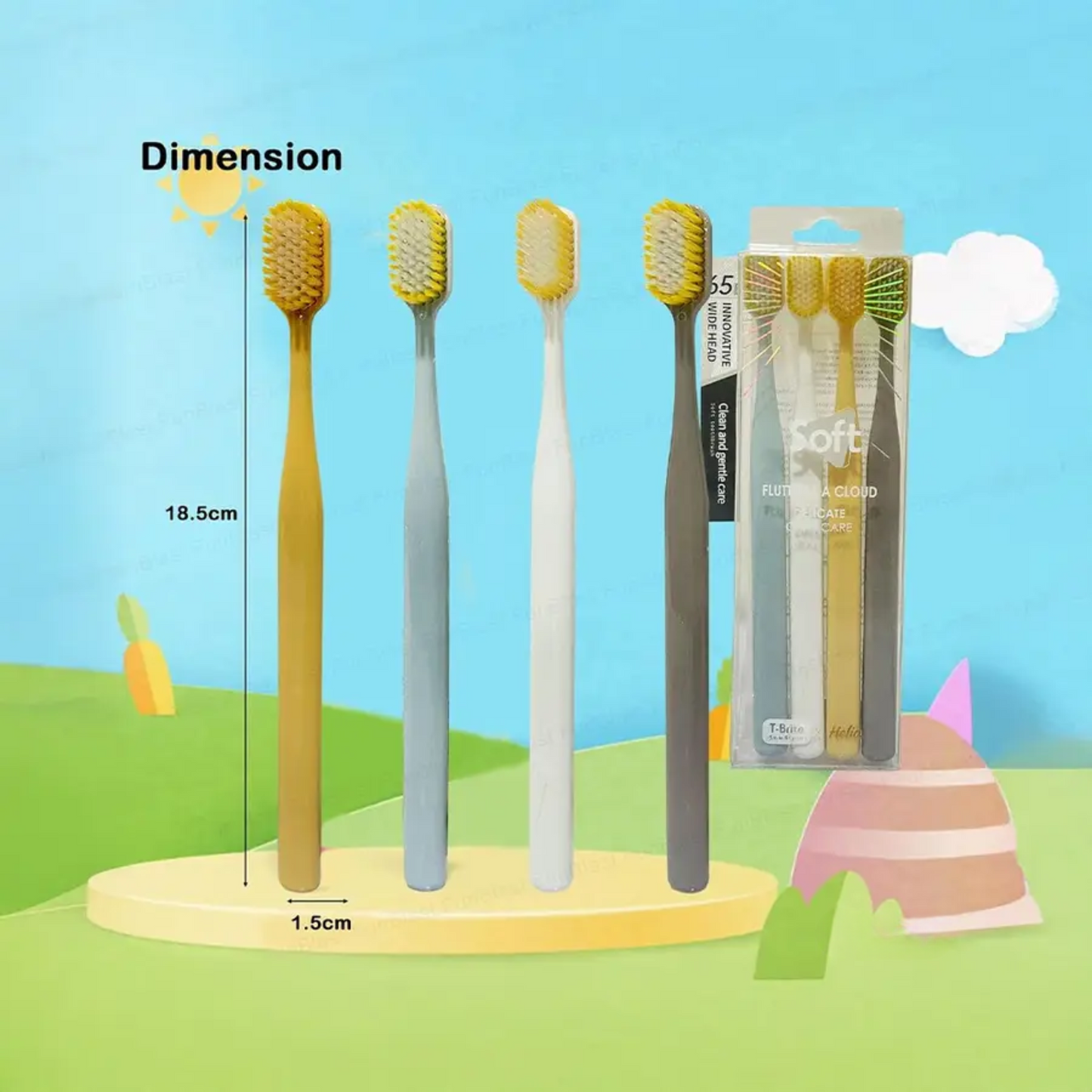 Toothbrush-Bristle Bliss