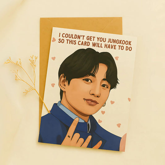 BTS JUNGKOOK - Greeting card