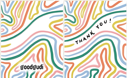 Thankyou colors - Greeting card