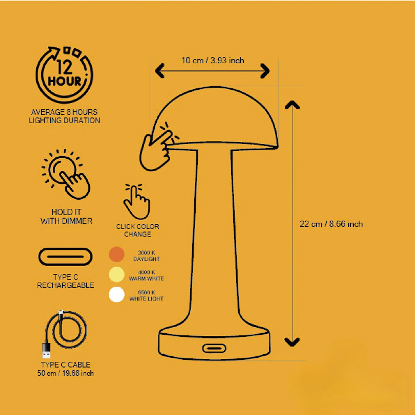 Lamp Mush Glow
